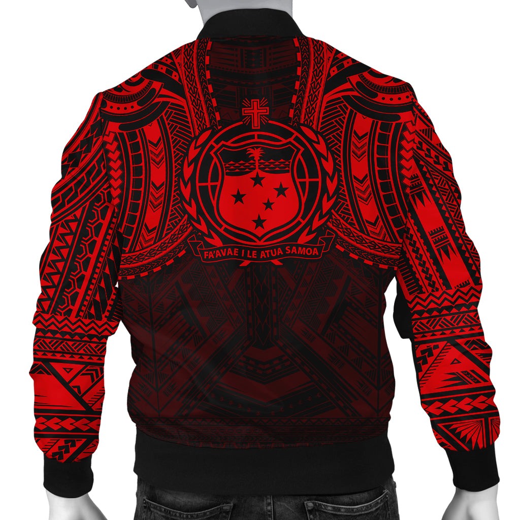 Samoa Spirit Bomber Jacket (Red)
