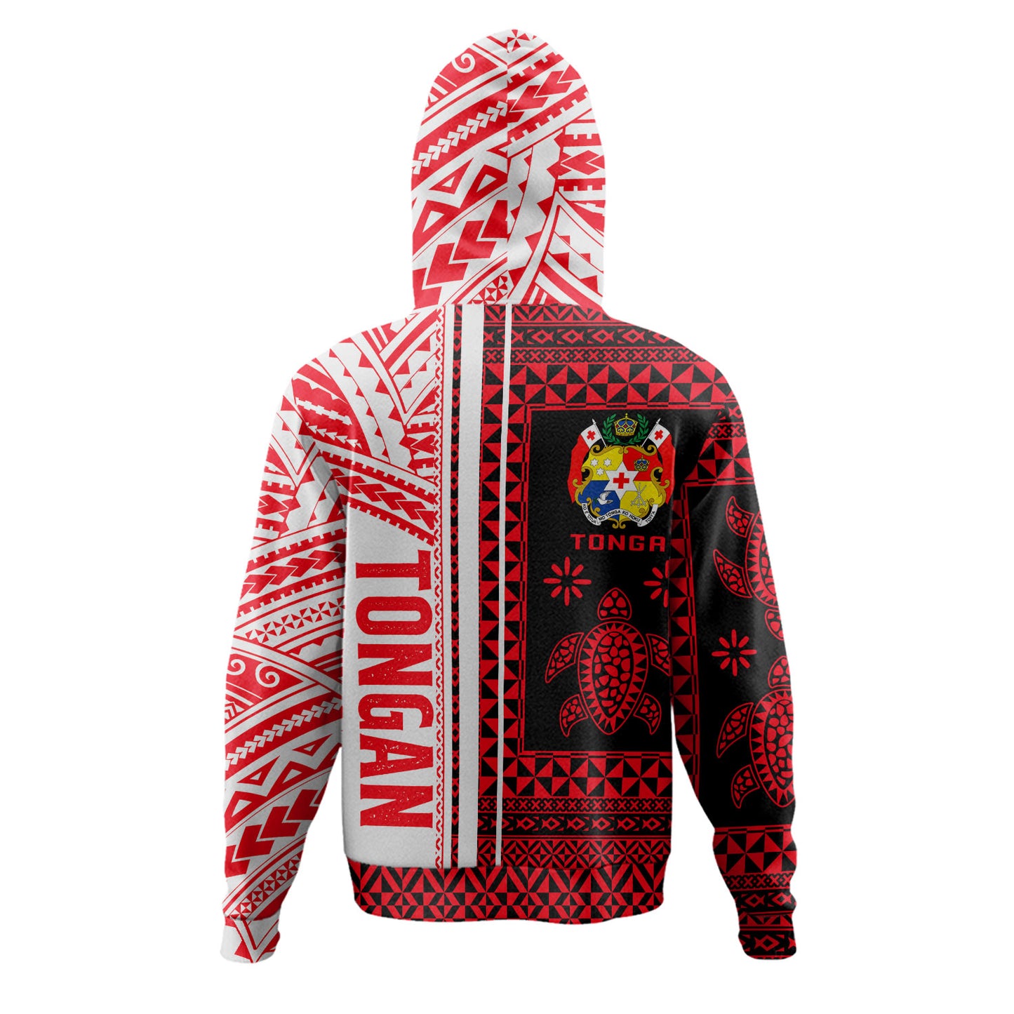 Tonga Hoodie - Custom Proud To be Tongan Polynesian Patterns With Tonga Kupesi Hoodie