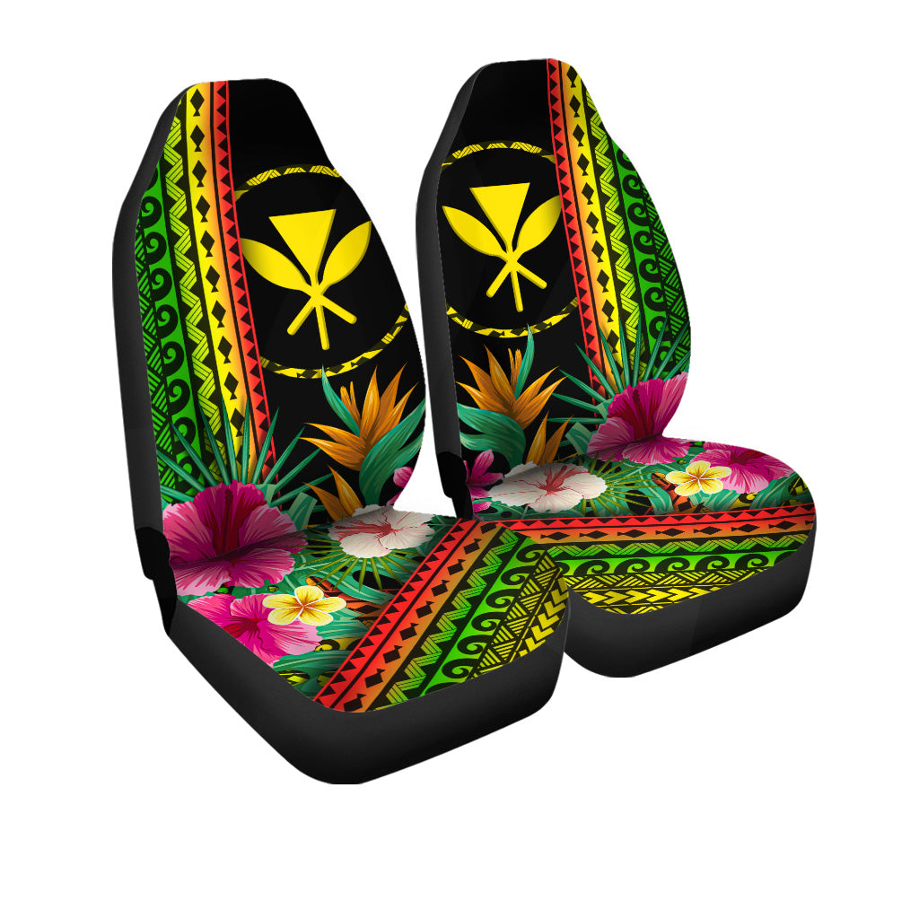 Hawaii Car Seat Covers Kanaka Maoli Polynesian Pattern
