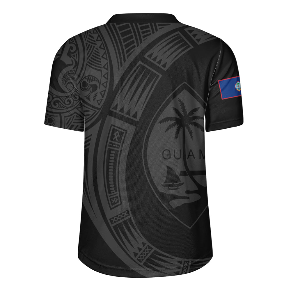 Guam Rugby Jersey Polynesia Tribal Spirits Of Guam Seal