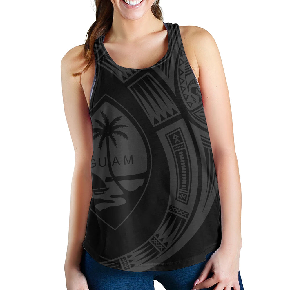 Guam Women Tank Polynesia Tribal Spirits Of Guam Seal