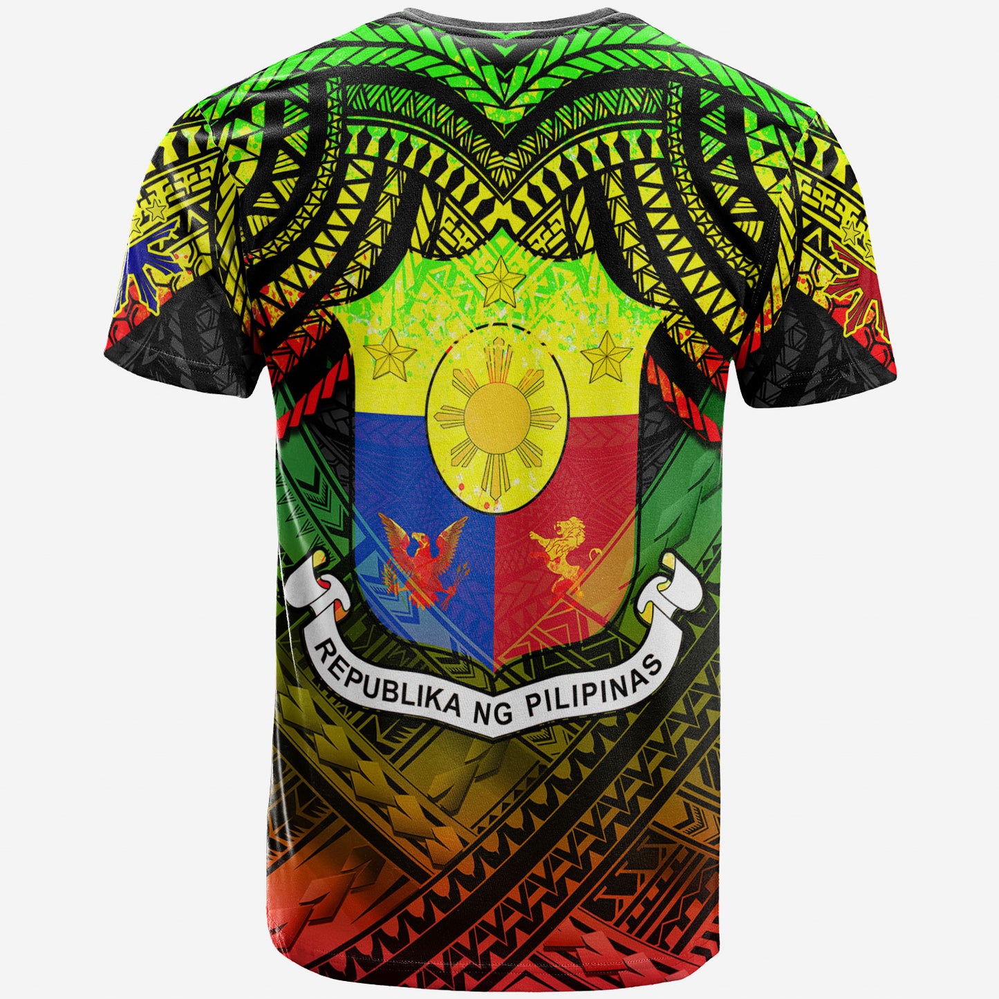 Philippines T-Shirt - Custom Hope Begins In Your Home Reggae Style