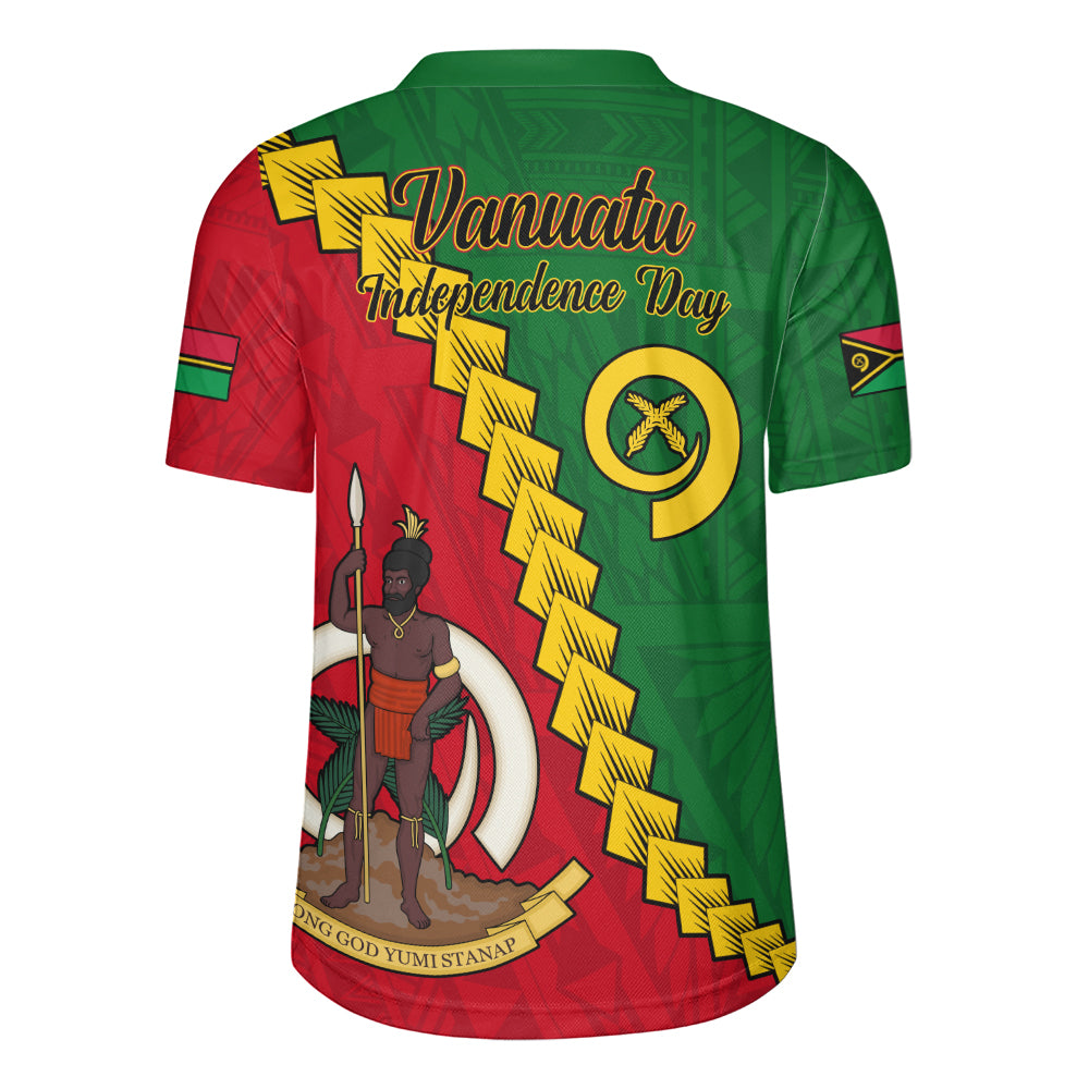 Vanuatu Rugby Jersey Tribal Coat Of Arms With Flag Independence Day