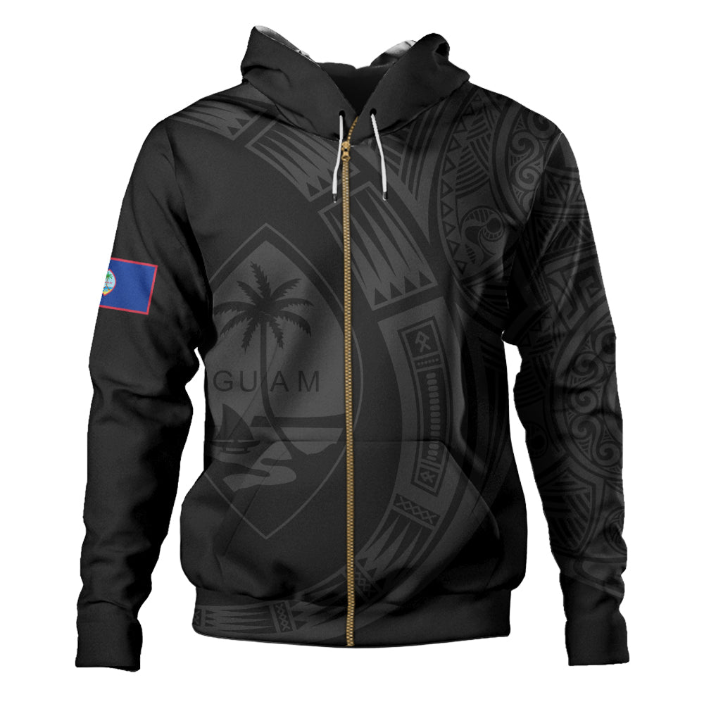 Guam Hoodie Polynesia Tribal Spirits Of Guam Seal