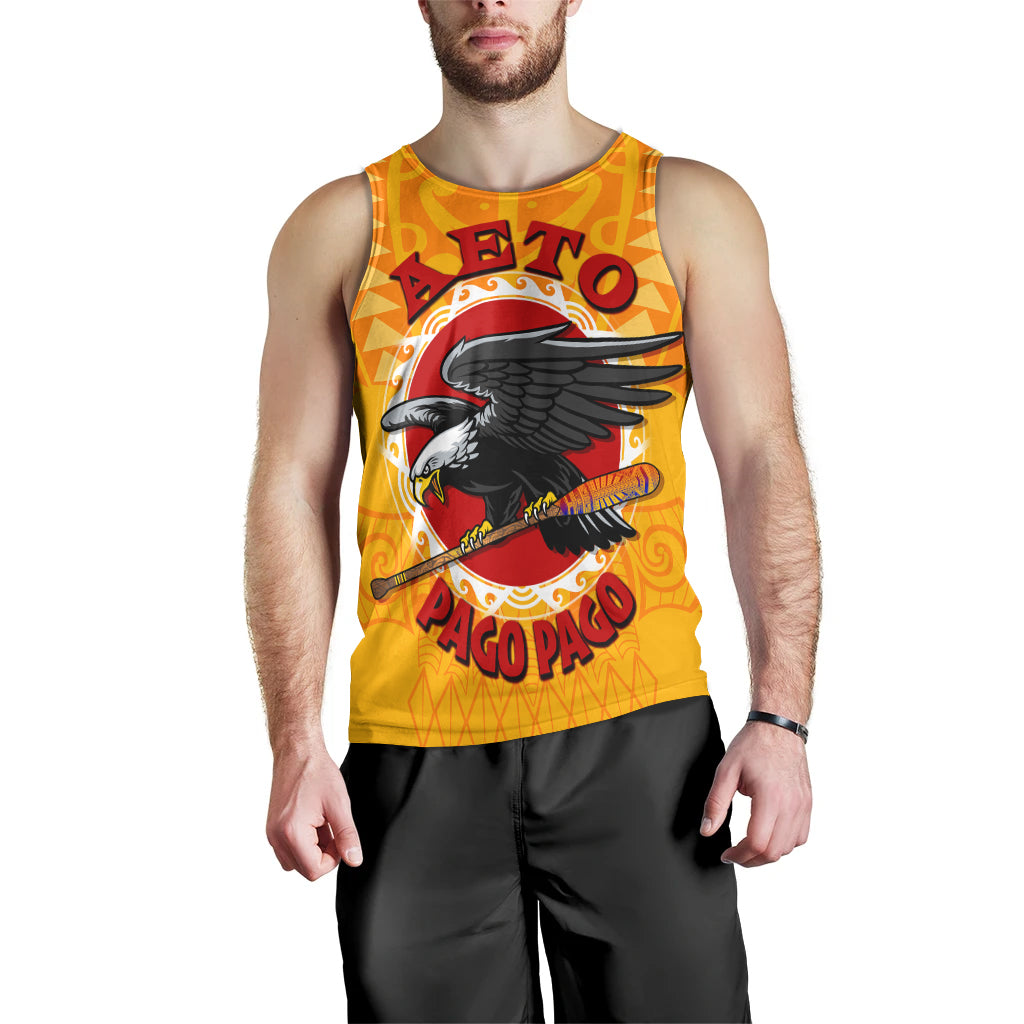 American Samoa Polynesian Men Tank Top - Aeto Pago Pago