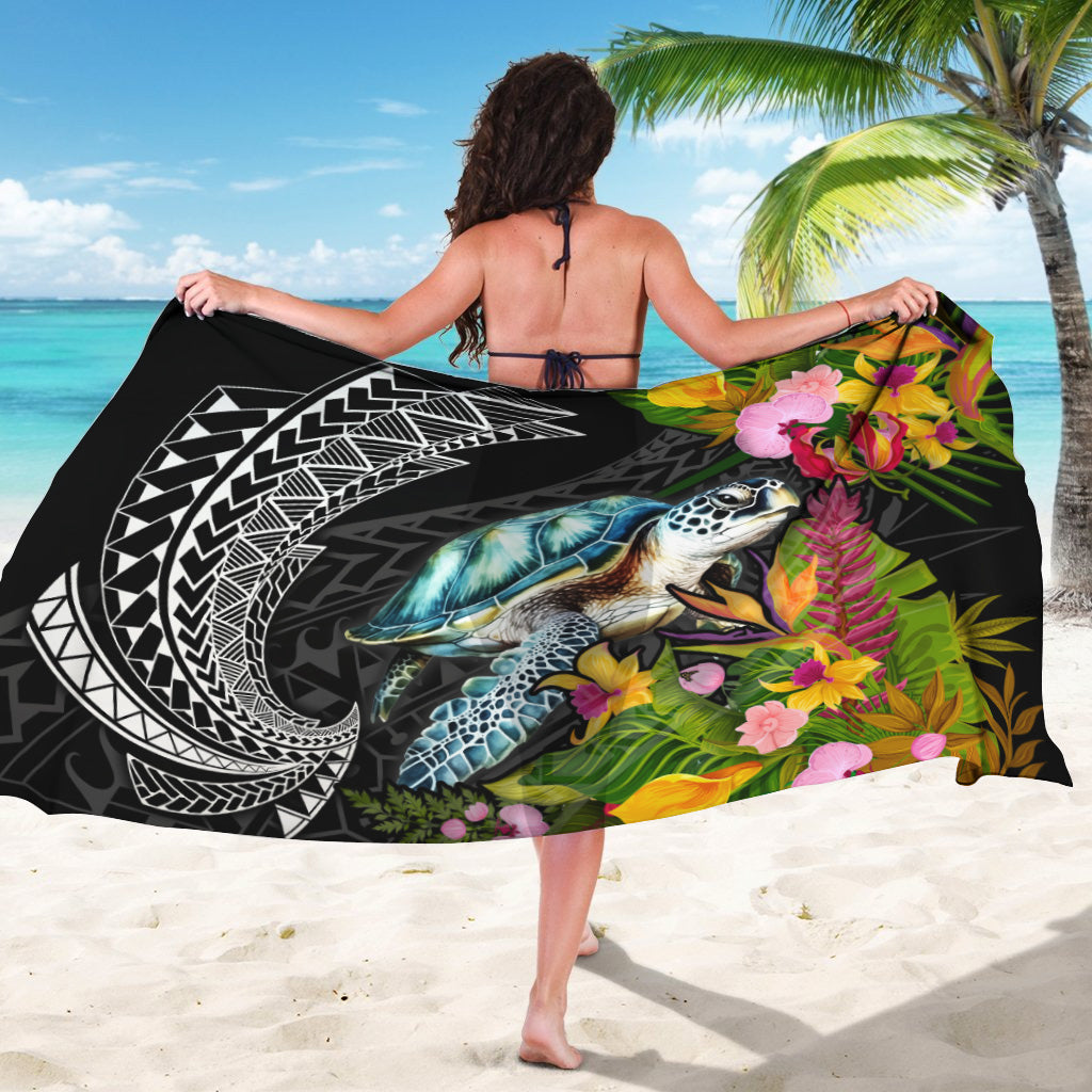 Hawaii Sarong Turtle Ocean Spiral Polynesian Patterns