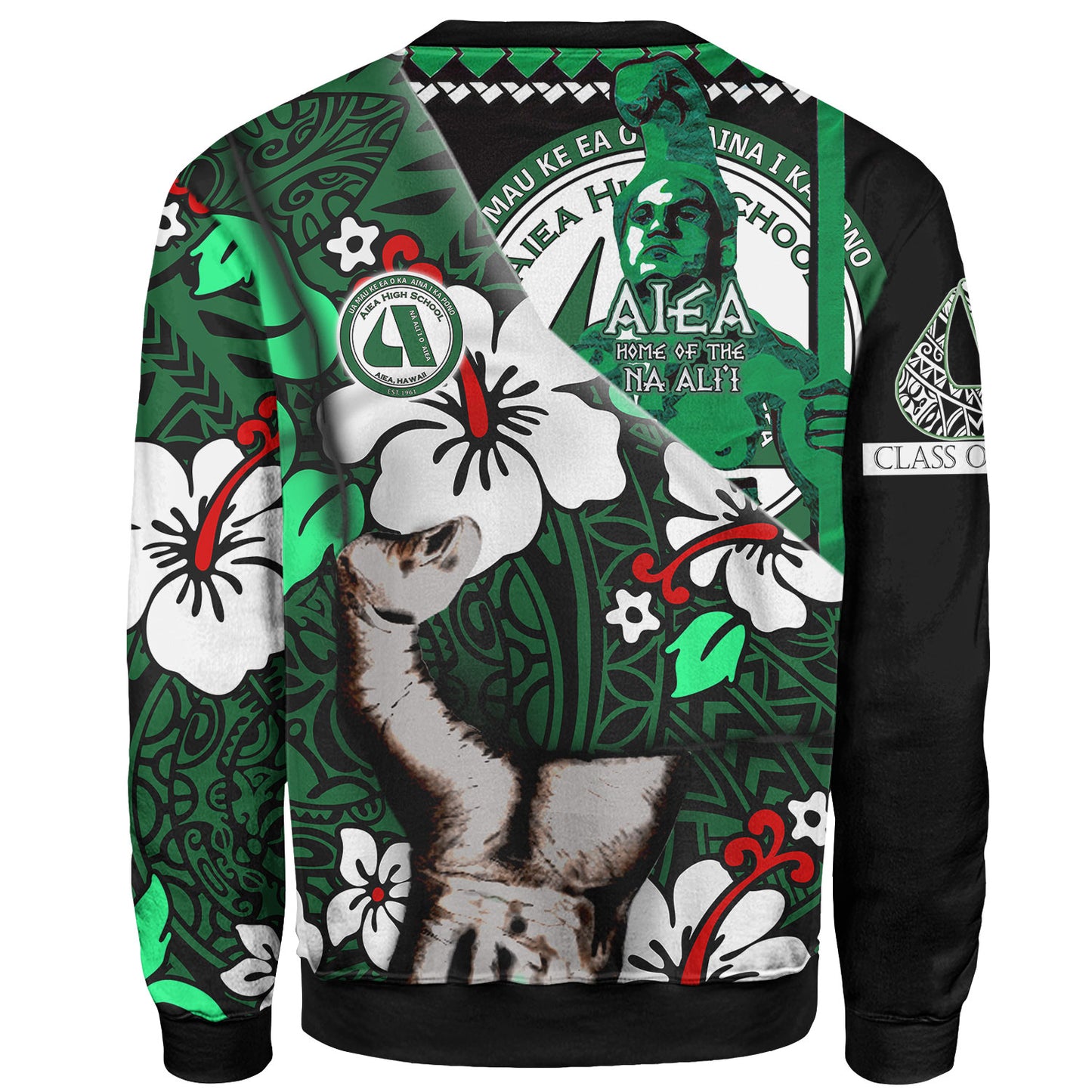 Aiea High School Patronage Sweatshirt - Home Of The NA' ALI'I