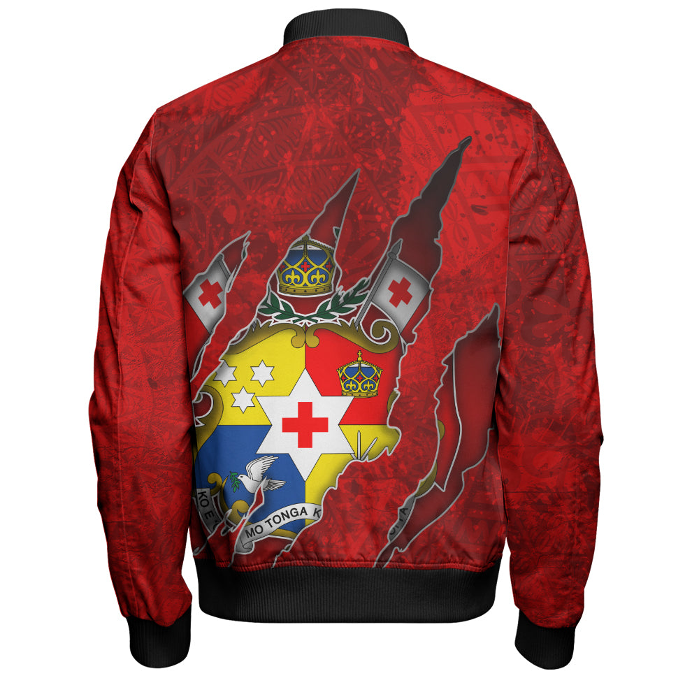 Tonga Bomber Jacket Coat Of Amrs Scratches Cracks Style