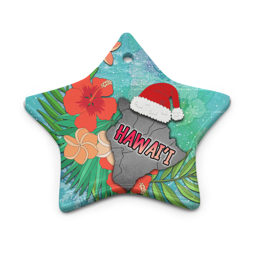 Hawaii Ceramic Ornament Christmas Hawai'i The Big Island
