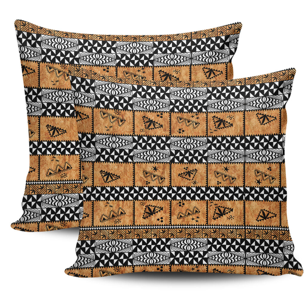 Tonga Pillow Cases Tapa Pattern