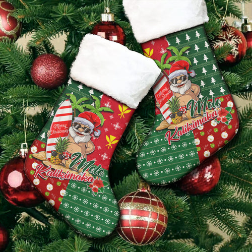 Hawaii Christmas Stocking Mele Kalikimaka Hawaii Christmas Patterns