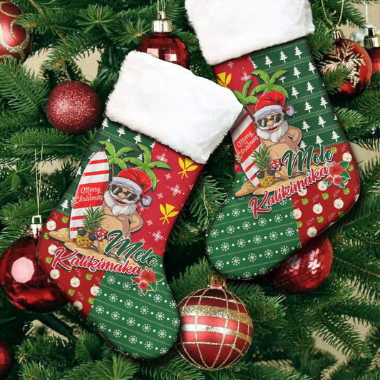 Hawaii Christmas Stocking Mele Kalikimaka Hawaii Christmas Patterns