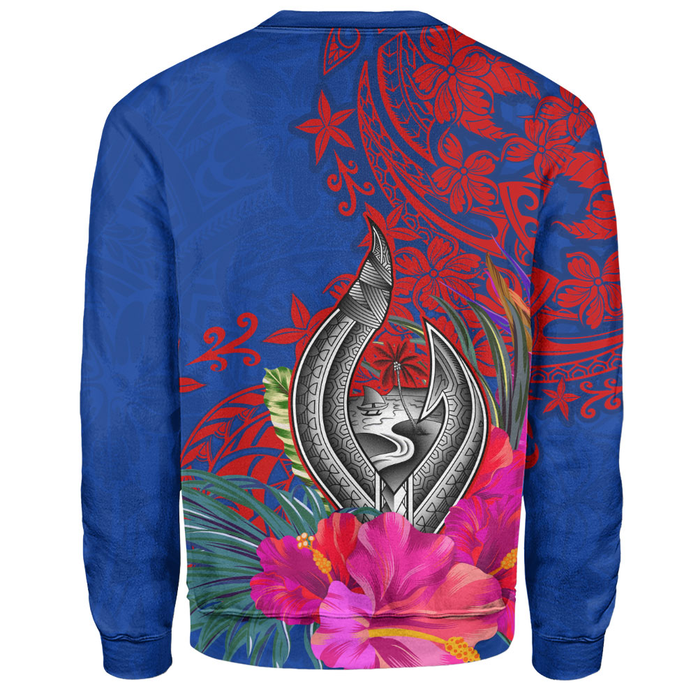 Guam Sweatshirt Flag Tribal Tropical Style