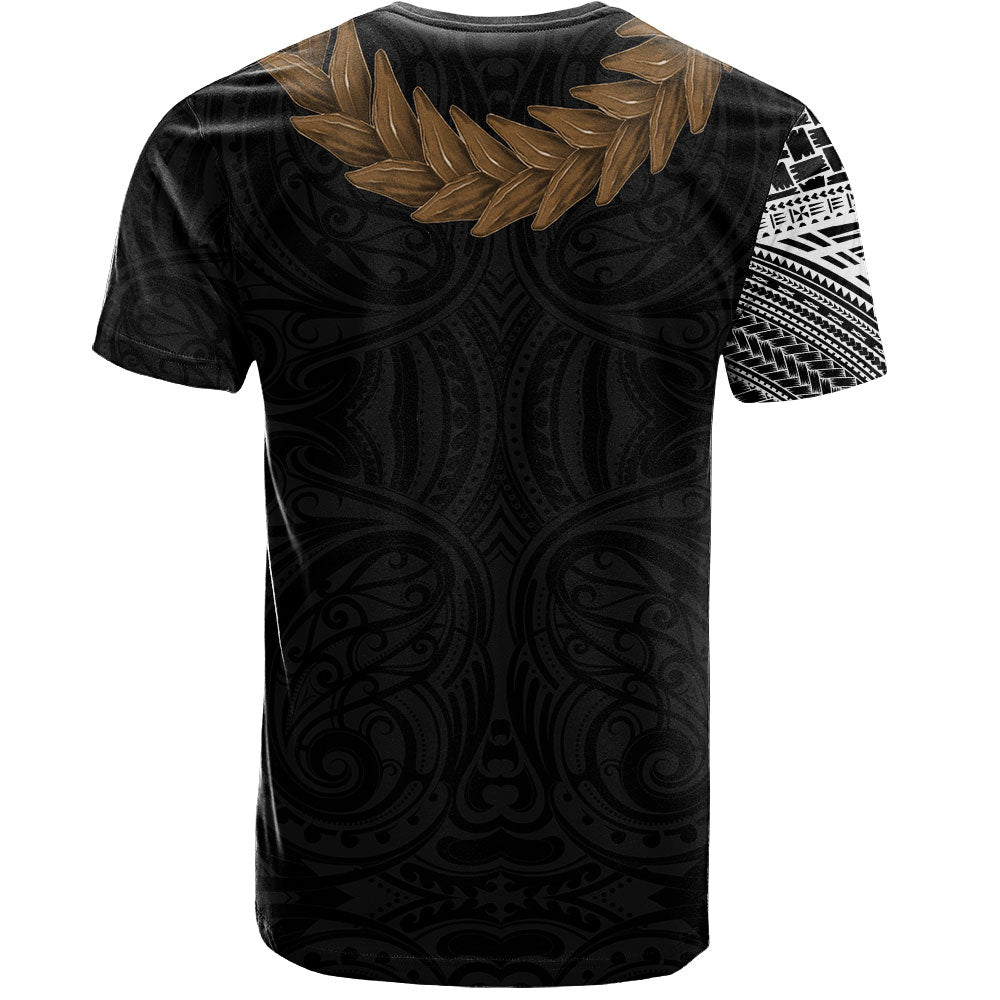 Samoa T-Shirt Tattoo Roman Reigns With Ula Fala Style Brown