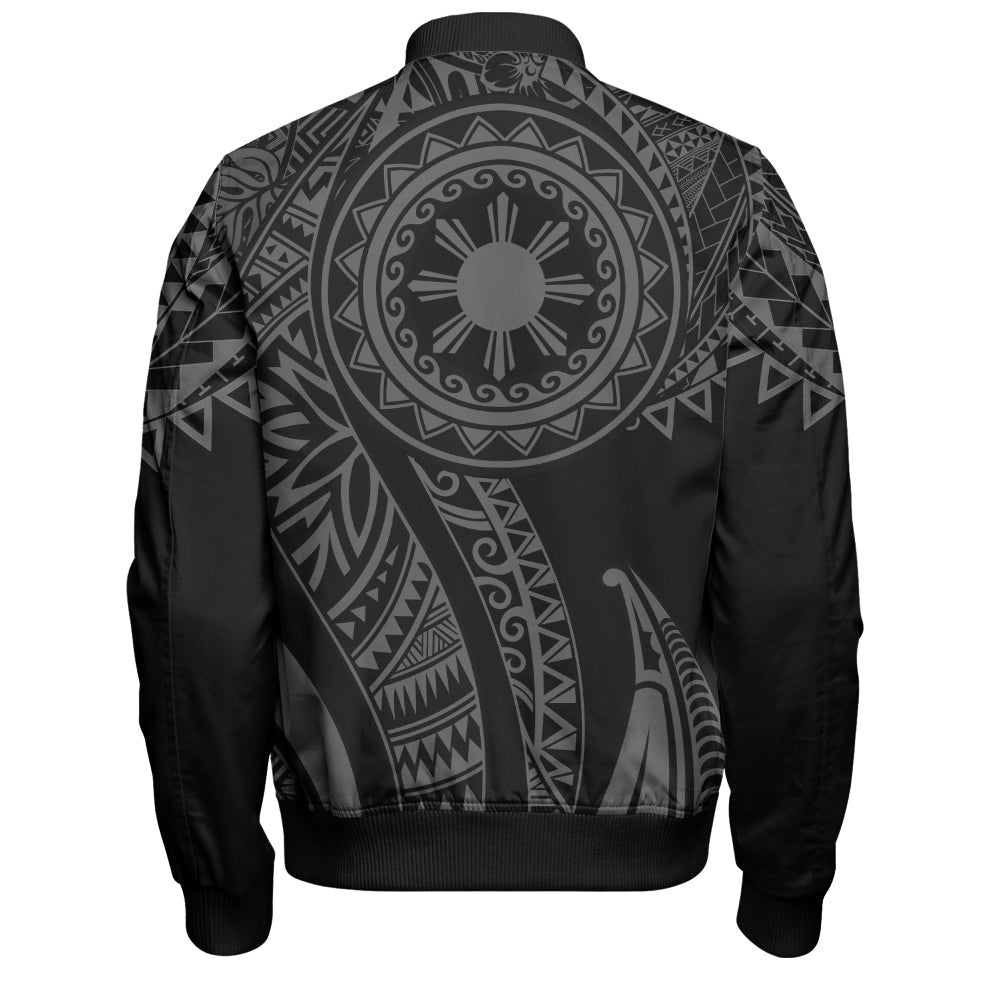 Philippines Filipinos Bomber Jacket Tribal Tattoo Island