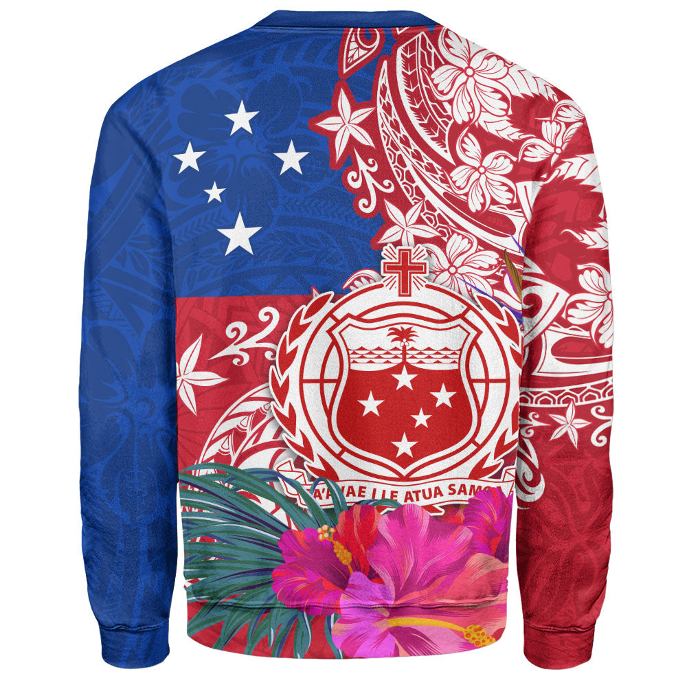 Samoa Sweatshirt Flag Tribal Tropical Style