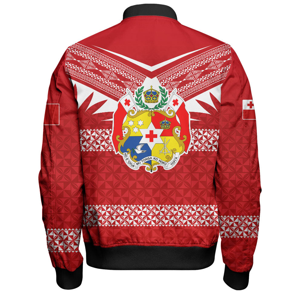 Tonga Bomber Jacket Ngatu Tattoo Island Unique Style