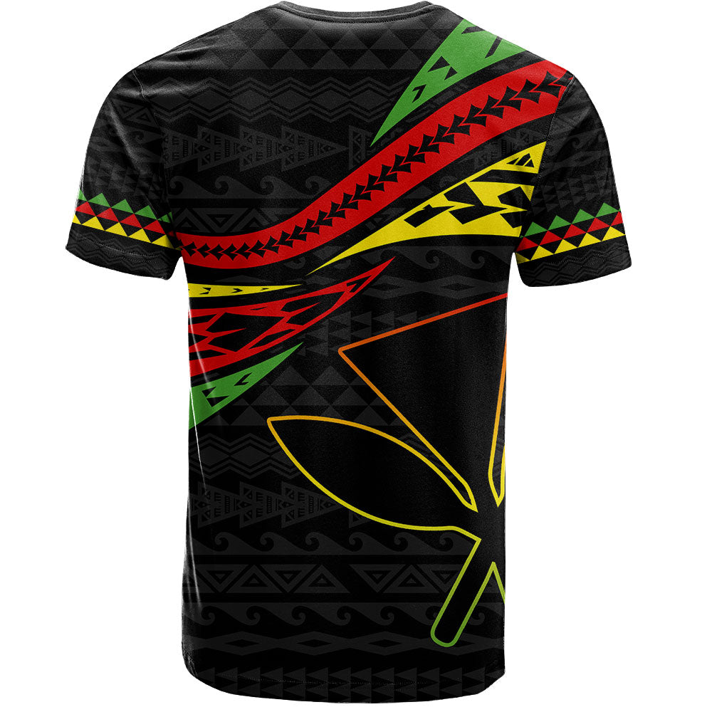 Hawaii T-Shirt Polynesian Tribal Tattoo Ethnic Design