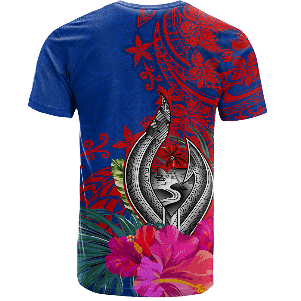 Guam T-Shirt Flag Tribal Tropical Style