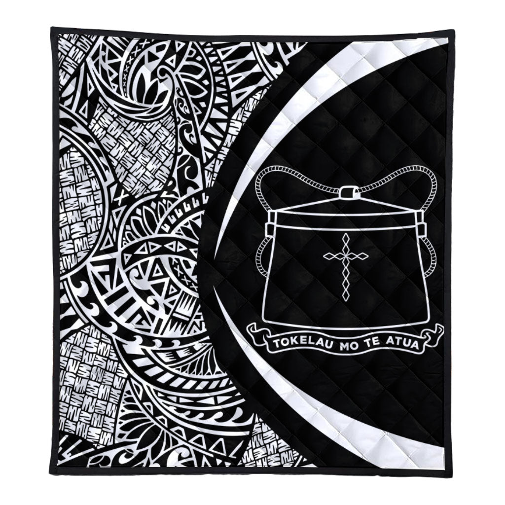 Tokelau Premium Quilt Lauhala White Circle Style