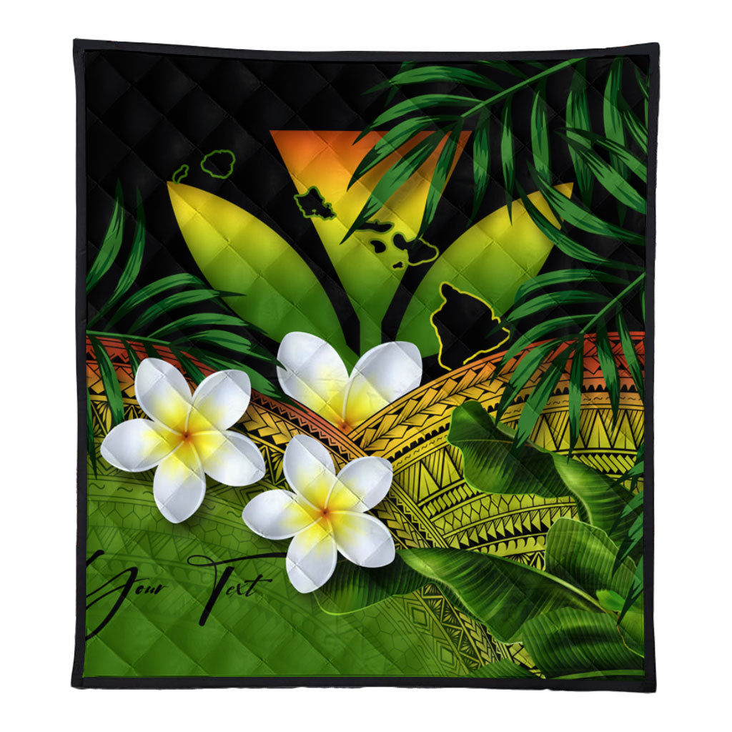 Hawaii Premium Quilt Custom Kanaka Polynesian Tropical