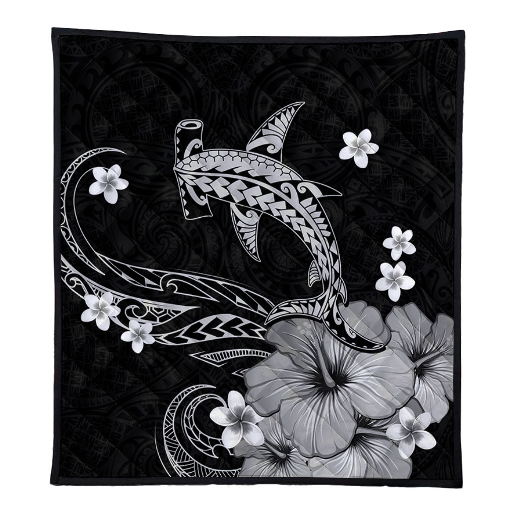 Hawaii Premium Quilt Shark Polynesia Tribal Tattoo