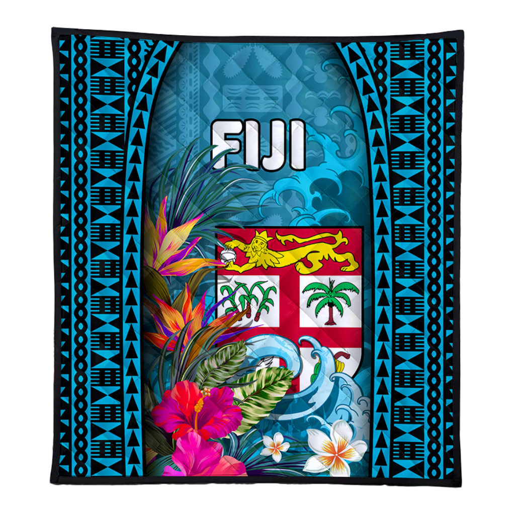 Fiji Premium Quilt Bula Islands Wave Tropical