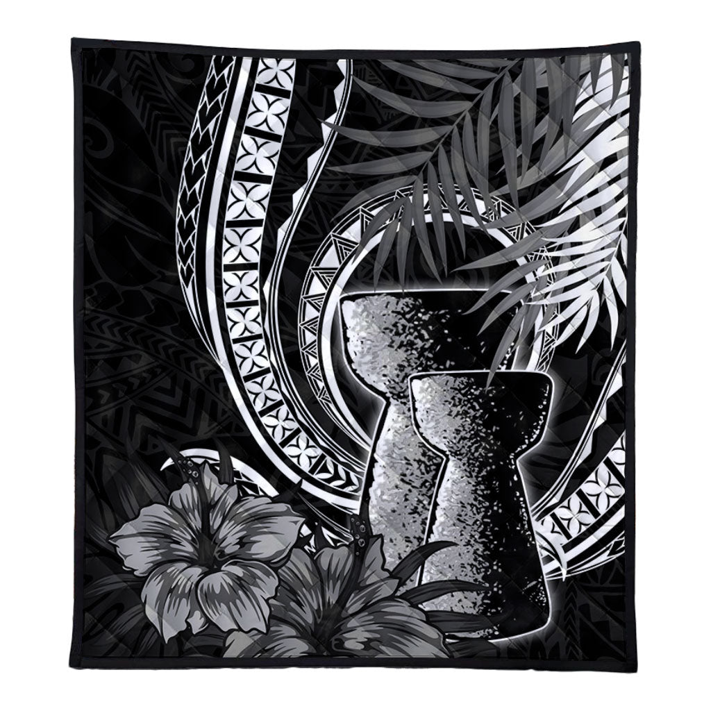 Guam Premium Quilt Tribal Latte Stone Tropical Style