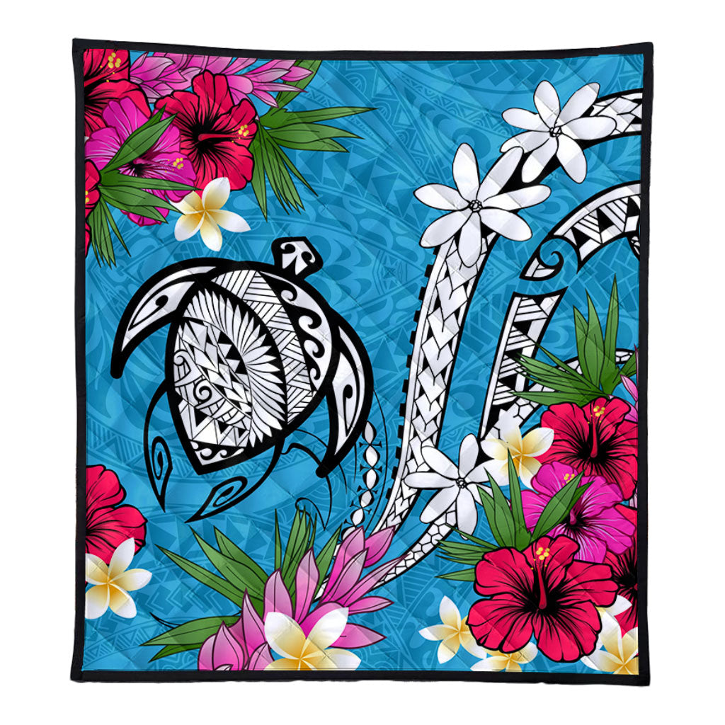 Hawaii Premium Quilt Tribal Polynesia Tropical Summer
