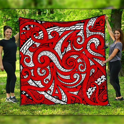 New Zealand Premium Quilt Maori Pattern