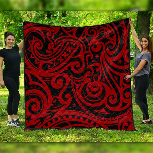 New Zealand Premium Quilt Maori Pattern Tattoo