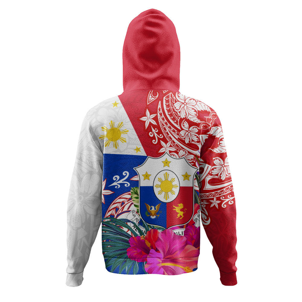Philippines Filipinos Hoodie Flag Tribal Tropical Style