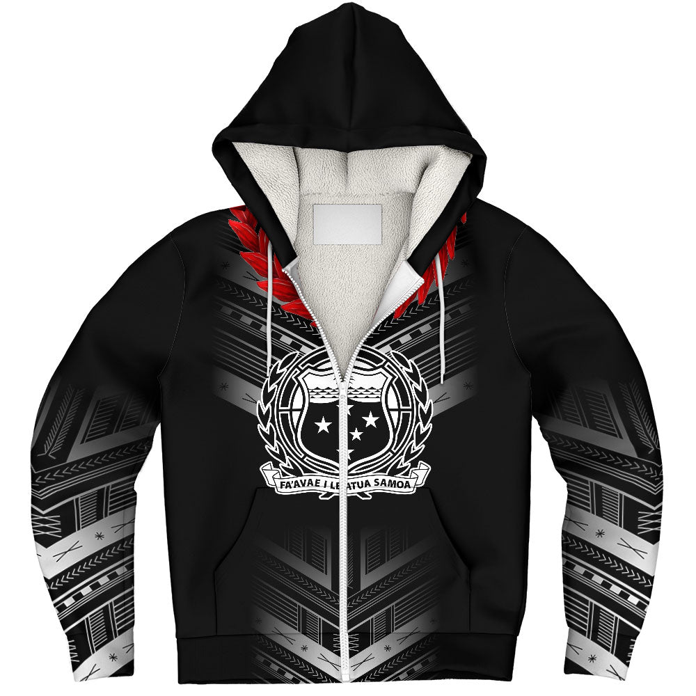 Samoa Sherpa Hoodie Polynesian Pride Inspired Design