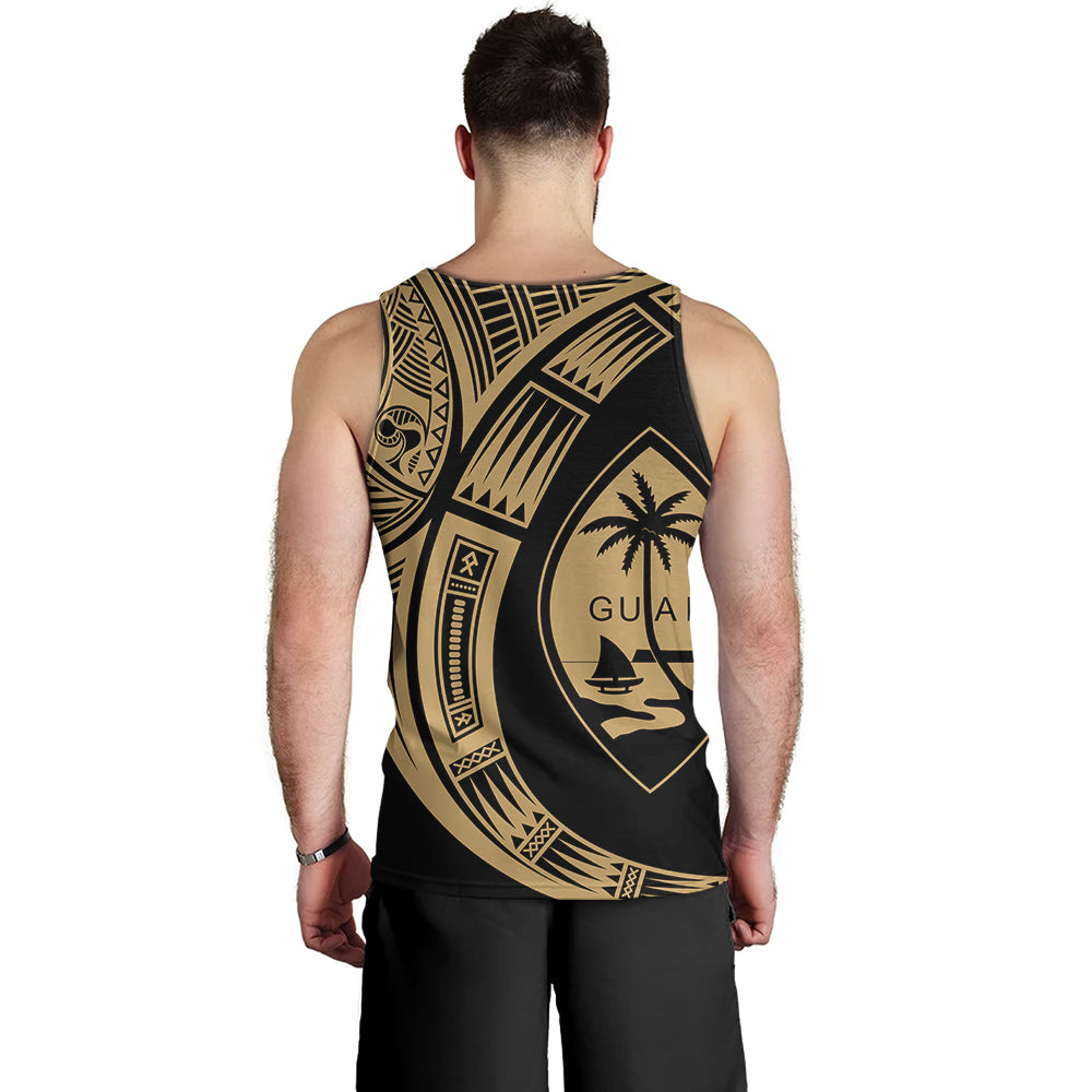 Guam Tank Top Polynesia Tribal Spirits Of Guam Seal