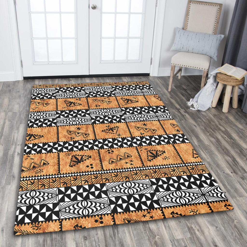 Tonga Area Rug Tapa Pattern