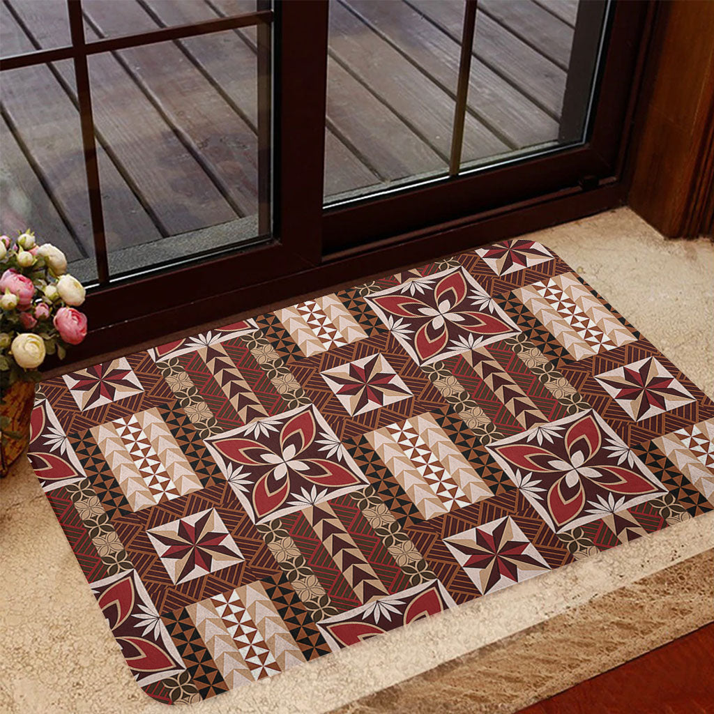 Samoa Doormat Siapo Pattern Print