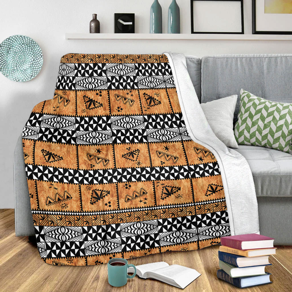 Tonga Premium Blanket Tapa Pattern