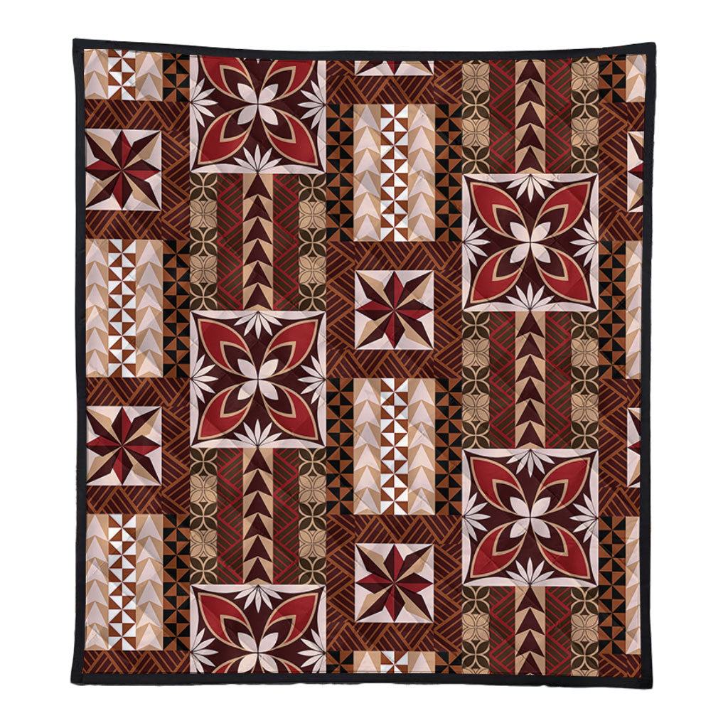 Samoa Premium Quilt Siapo Pattern Print