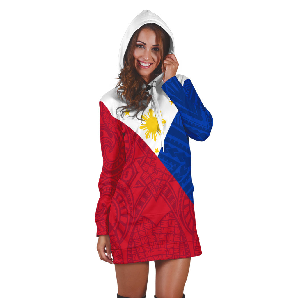 Philippines Filipinos Hoodie Dress Flag Style