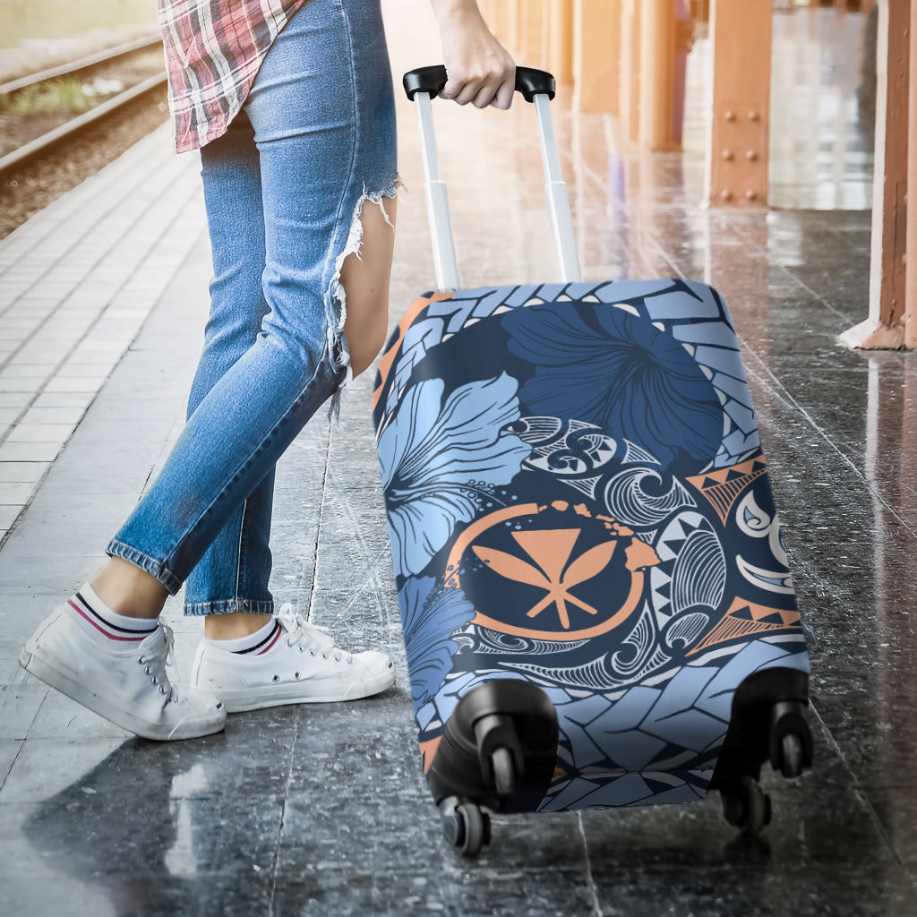 Hawaii Luggage Cover Kanaka Maoli Tribal Pattern