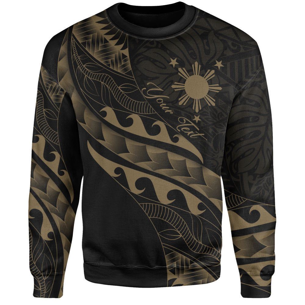 Philippines Filipinos Sweatshirt Custom Island Tribal Tattoos