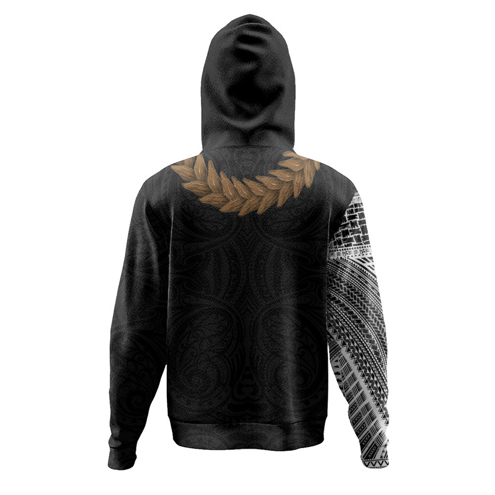 Samoa Hoodie Tattoo Roman Reigns With Ula Fala Style Brown