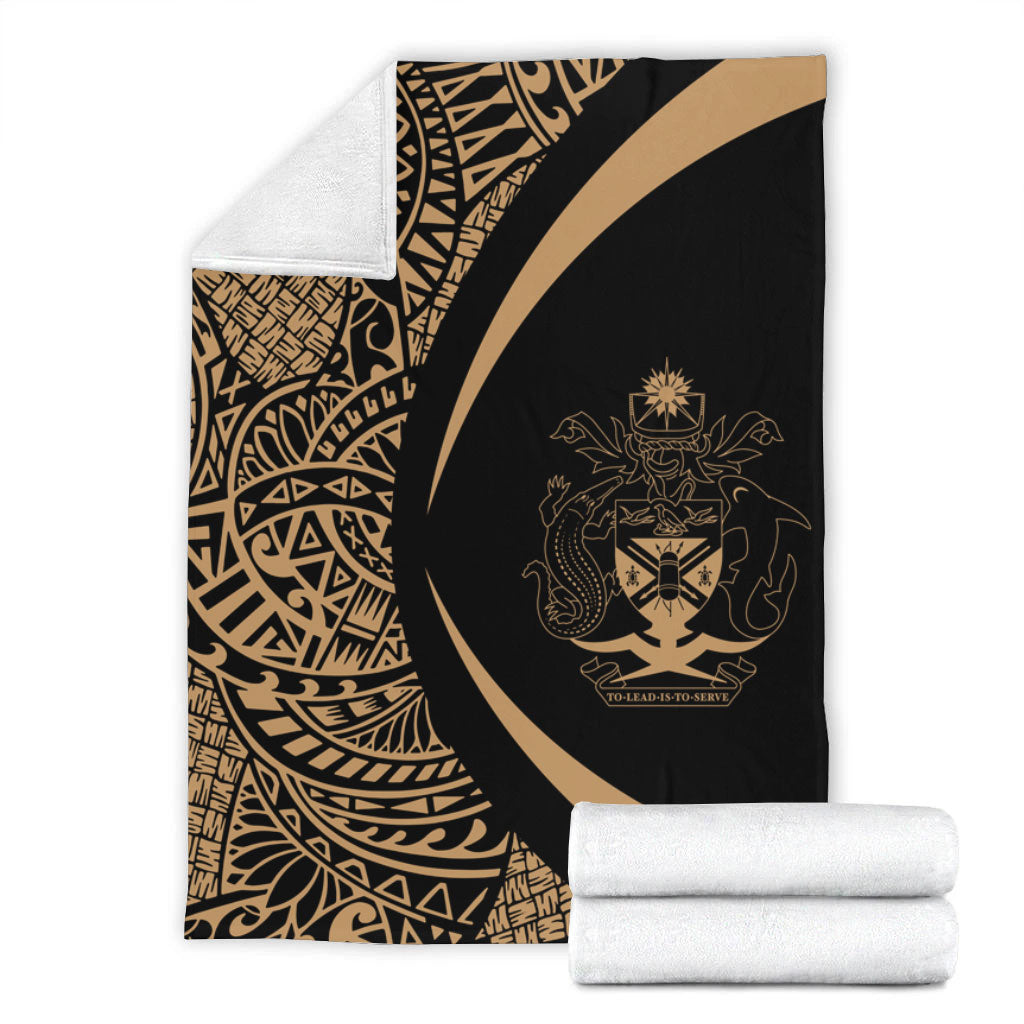 Solomon Islands Premium Blanket Lauhala Gold Circle Style