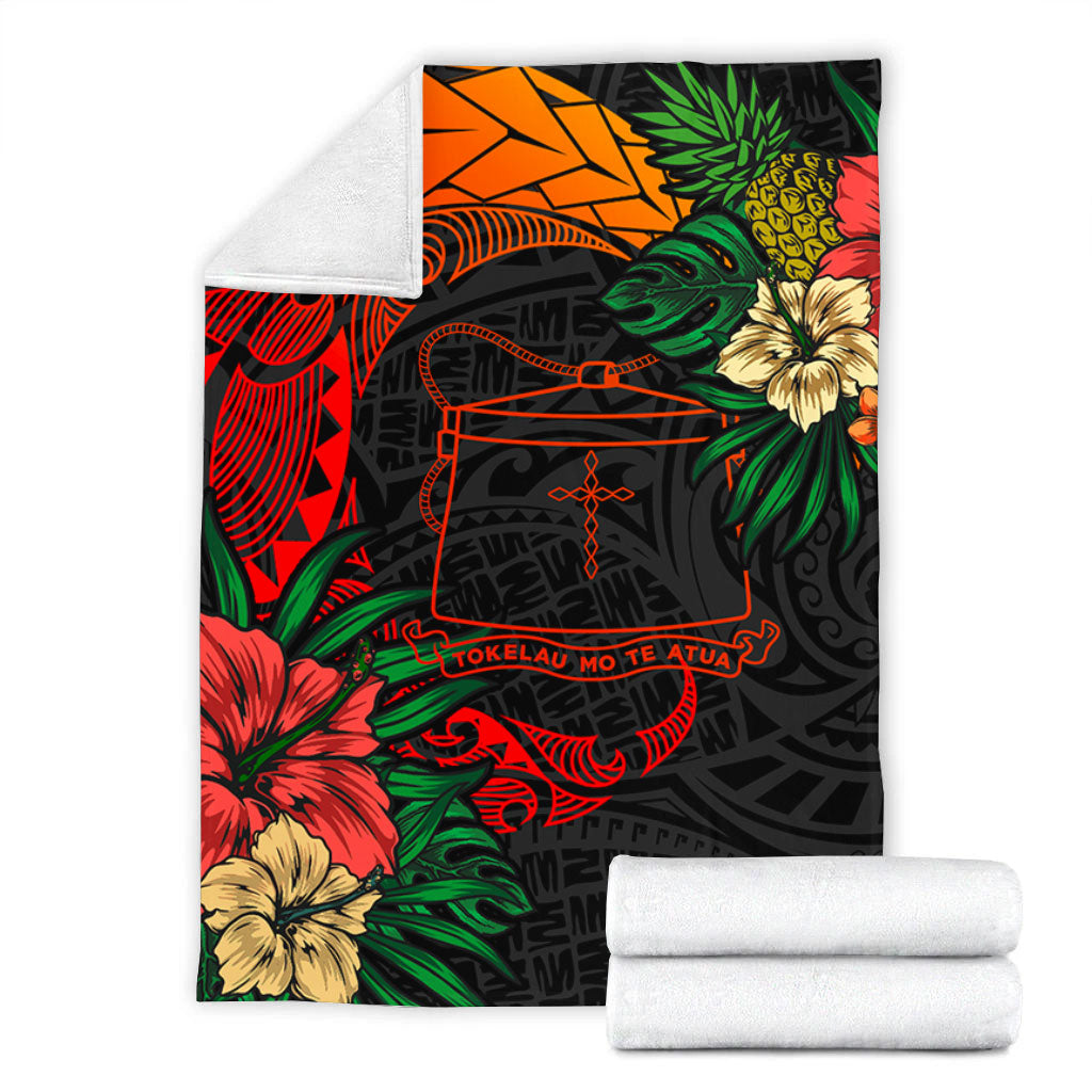 Tokelau Premium Blanket Polynesian Coat Of Arms Tropical