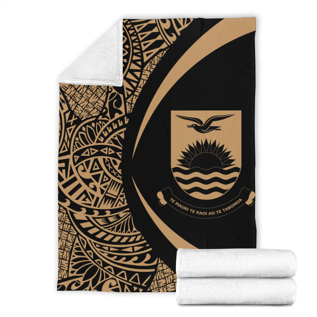 Kiribati Premium Blanket Lauhala Gold Circle Style