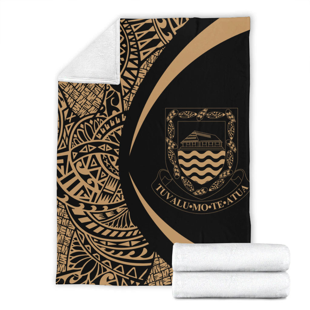 Tuvalu Premium Blanket Lauhala Gold Circle Style