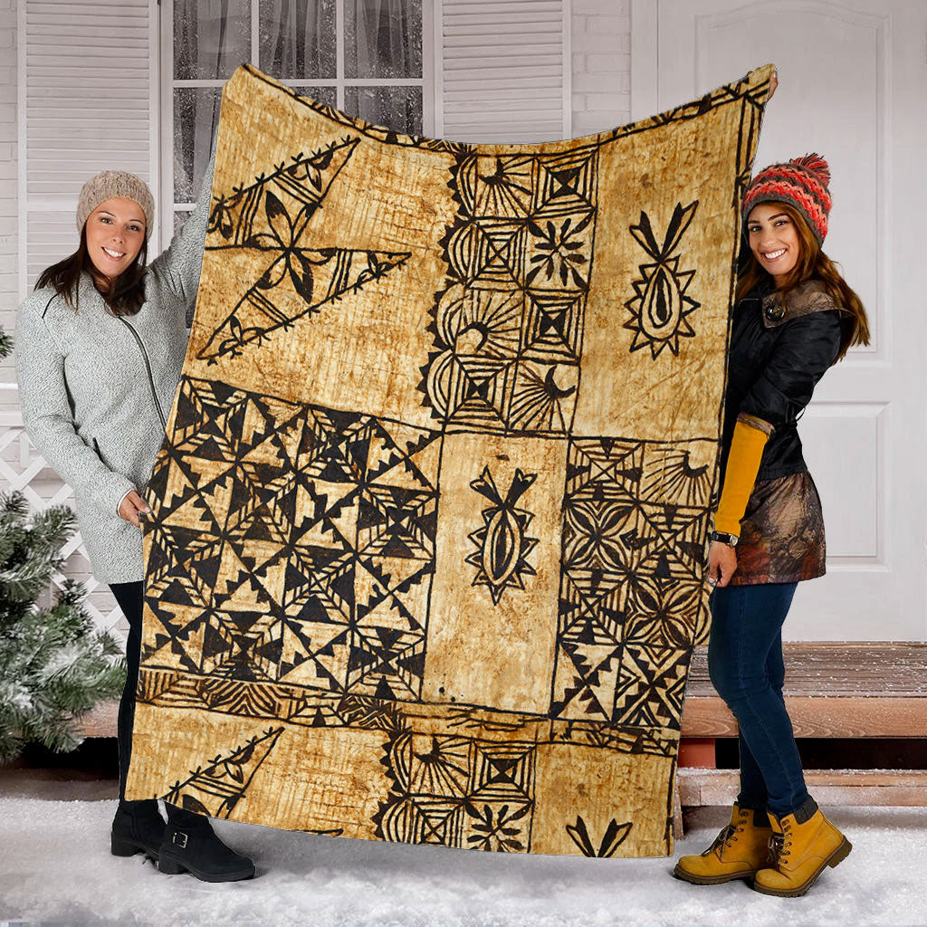 Tonga Premium Blanket Tapa Cloth Vintage