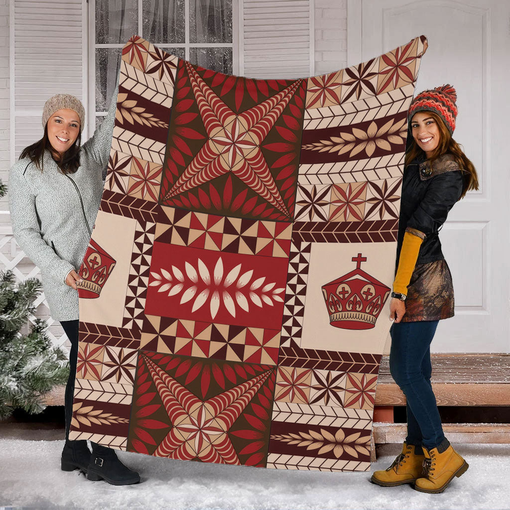 Tonga Premium Blanket Ngatu Pattern