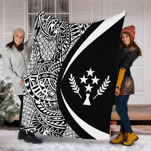 Kosrae Premium Blanket Lauhala White Circle Style