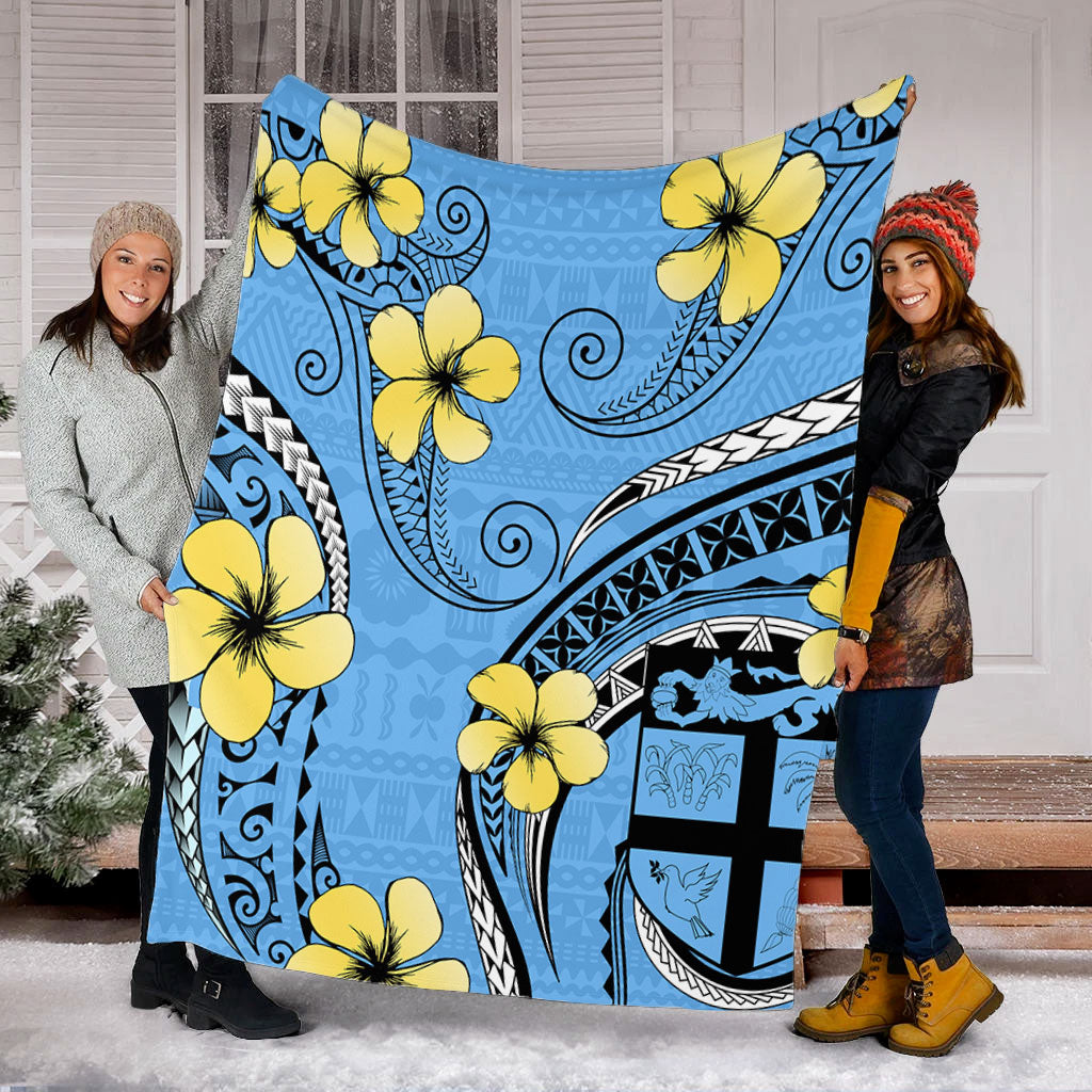 Fiji Premium Blanket Bula Style Plumeria Flower